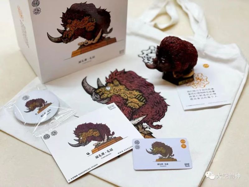 【海外代購】大空物種 古獸噸噸 劍齒虎 朋克機械 古生物 