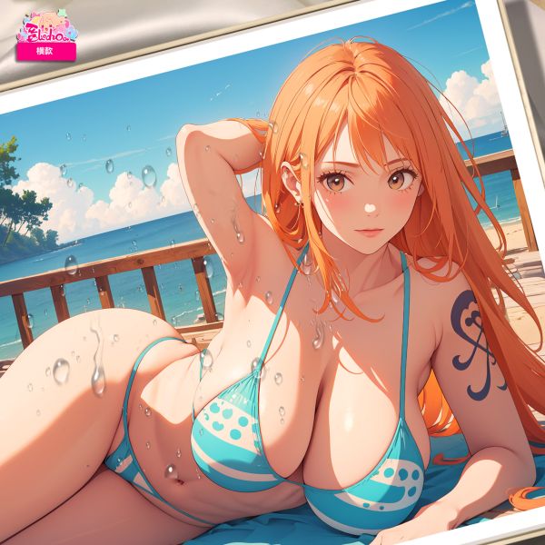 【海外代購】阿喵畫社 海景風情 娜美 8k橫版超清裝飾畫 