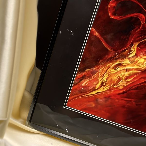 【海外代購】阿喵畫社 哪吒 展館級8k超清精裱畫 