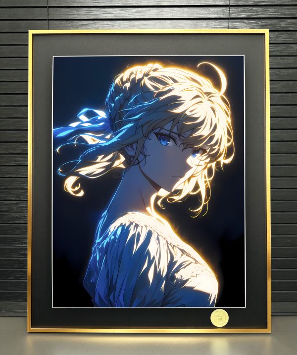 【海外代購】H2 《saber》阿爾托莉雅Fate亞瑟王騎士王裝飾畫 