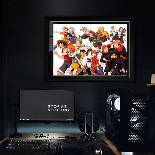 【海外代購】千鳥社 路飛 索隆 鳴人 炭治郎 善逸 銀時 虎杖畫 