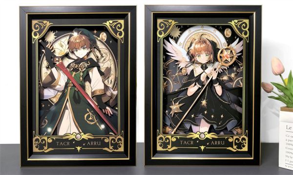 【海外代購】萌萌匠 李小狼 百變小櫻3D立體畫裝飾畫01 