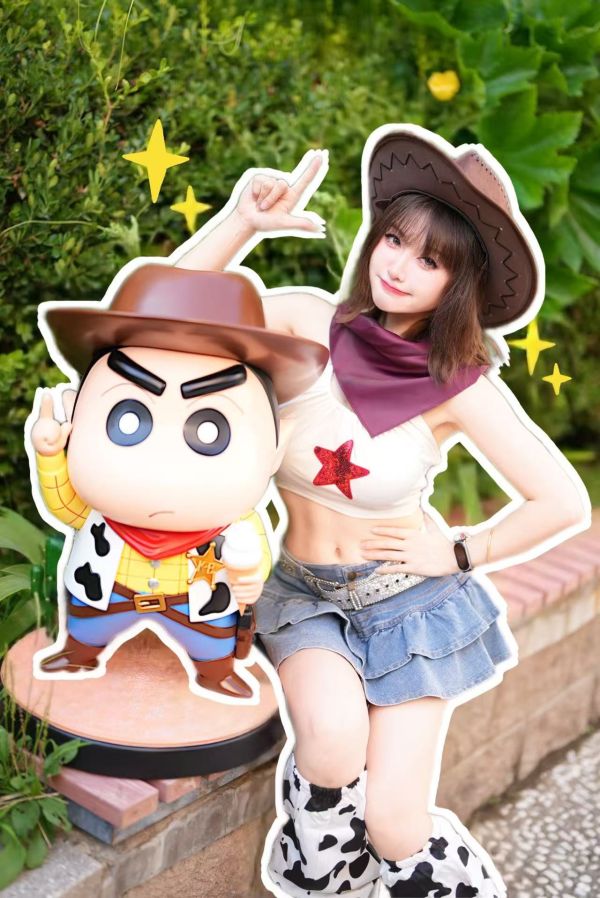 【海外代購】動感光波工作室 牛仔小新 