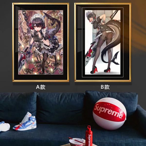 【海外代購】千鳥社 絕區 艾蓮喬 零鯊魚娘女僕Ellen裝飾畫 