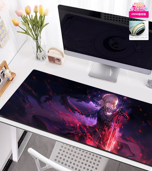 【海外代購】阿喵畫社 血染天穹 吾王saber 8k超大超清裝飾畫 