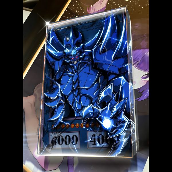 【海外代購】阿喵畫社 第九彈動漫遊戲王三幻神 壓克力收藏透明磚 