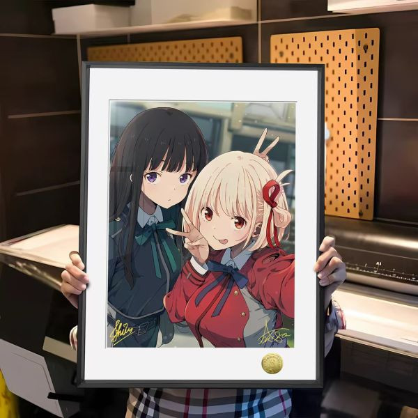 【海外代購】皇呱 《特工少女 LYCORIS》莉可麗絲錦木千束井之上瀧奈裝飾畫 