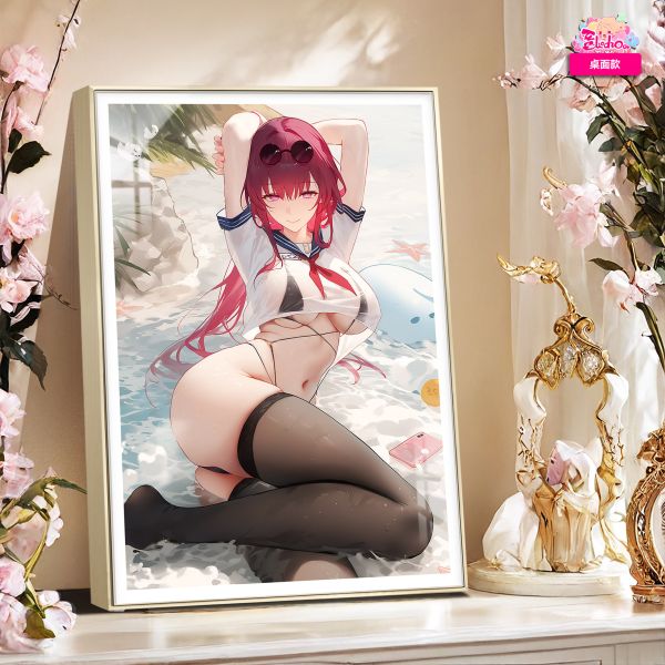 【海外代購】阿喵畫社 海風吹吹 卡芙卡 8k超大超清裝飾畫 