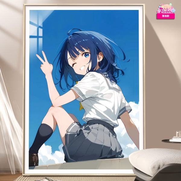 【海外代購】阿喵畫社 拜泉女主角 八奈見杏菜 8k超大超清裝飾畫 