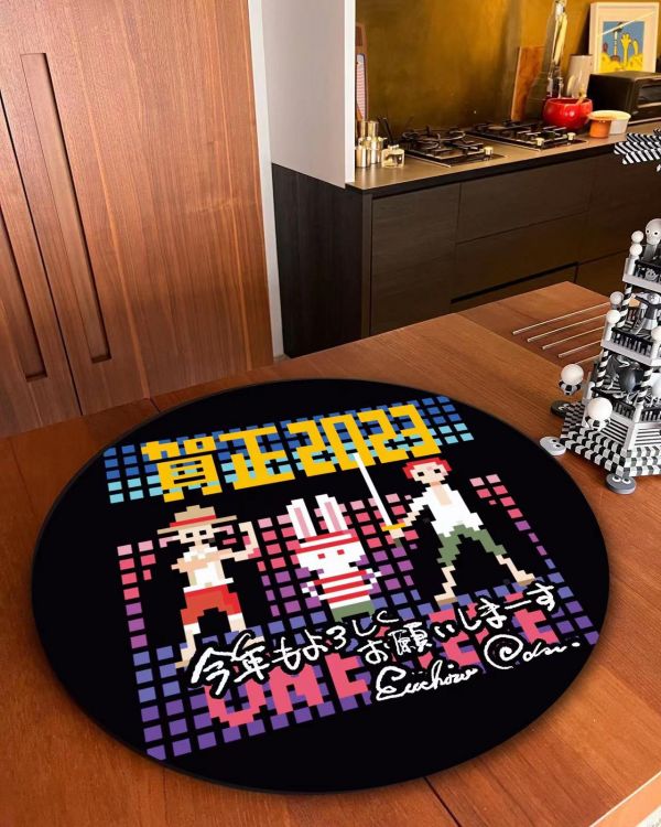 【海外代購】【100CM】千鳥社 海賊王兔年地毯 