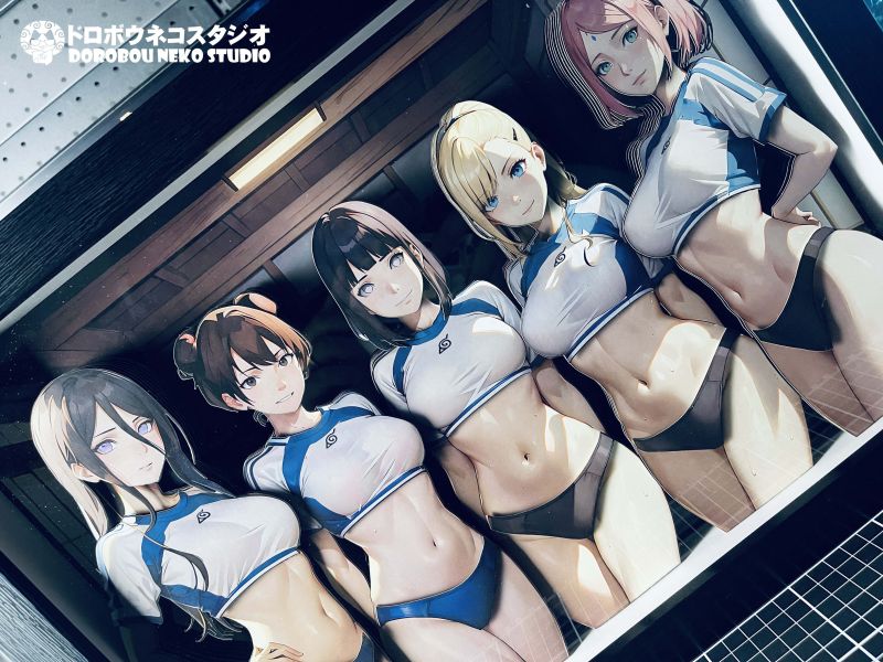 【海外代購】泥棒貓 DSMP-001 木葉女子田徑部 立體裝飾畫 