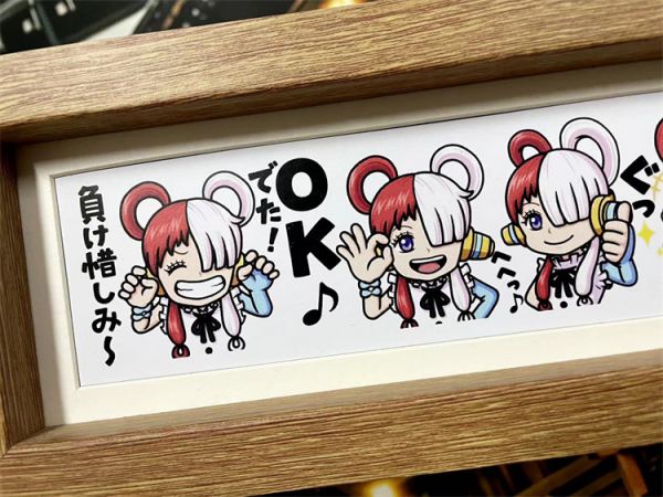 【海外代購】【47CM】千鳥社 紅發歌姬Q版烏塔uta表情包 