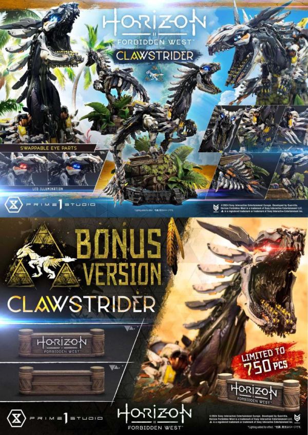 【預定】Prime 1 P1S 1/4雕像 地平線 西之絕境 爪步者 UPMHFW-01 