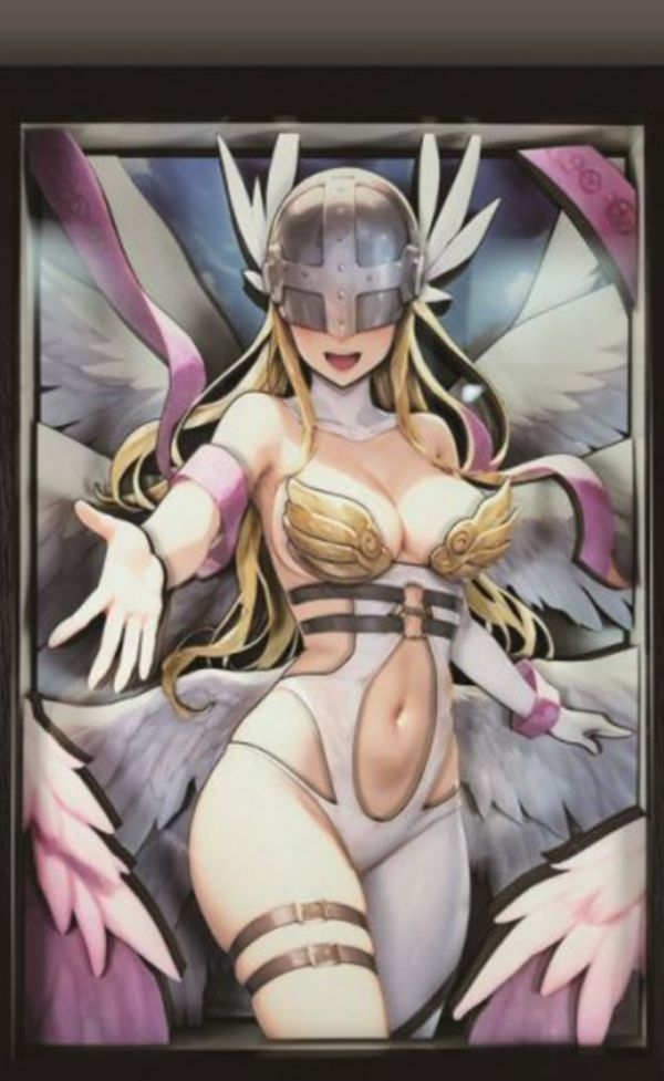 【海外代購】泥棒貓 DSMG-032 數碼寶貝 天女獸 立體裝飾畫 