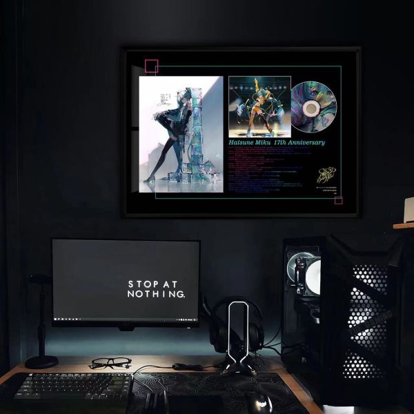 【海外代購】千鳥社 初音未來17週年miku公主殿下CD簽名聲優裝飾畫 