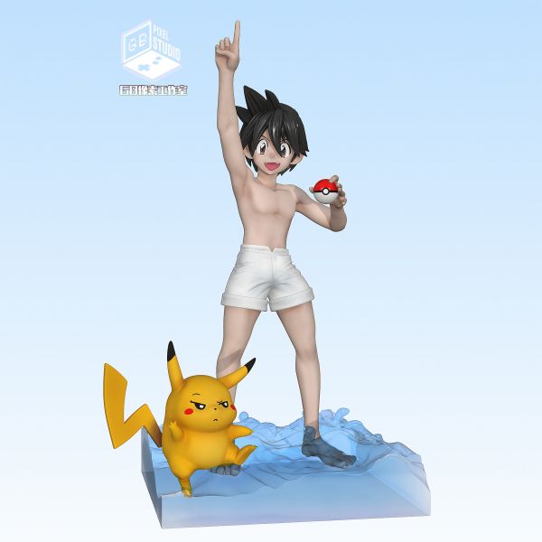 【預定】GB PIXEL GB像素 圖鑑20比例 夏日限定小赤/小智 