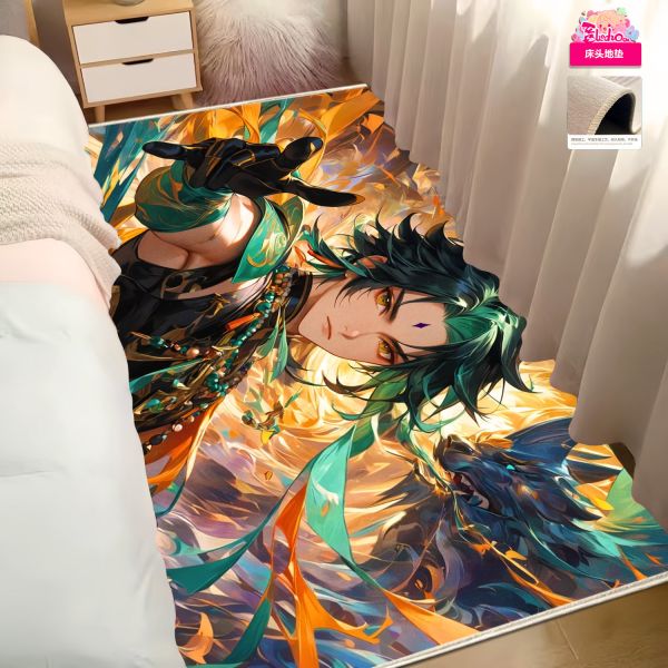 【海外代購】阿喵畫社 誅惡 魈 8k超清大橫款裝飾畫 滑鼠墊 床頭地墊 