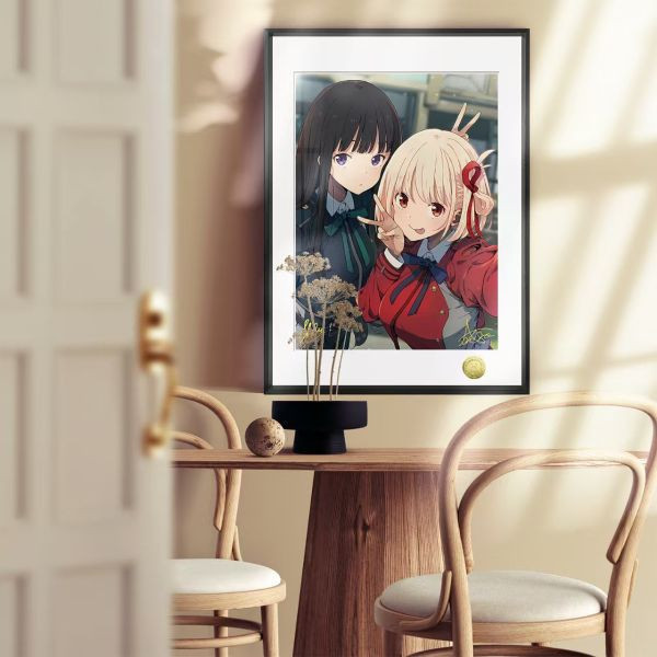 【海外代購】皇呱 《特工少女 LYCORIS》莉可麗絲錦木千束井之上瀧奈裝飾畫 