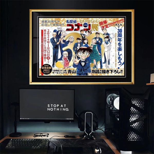 【海外代購】千鳥社 灰原哀小蘭工藤新裝飾畫 