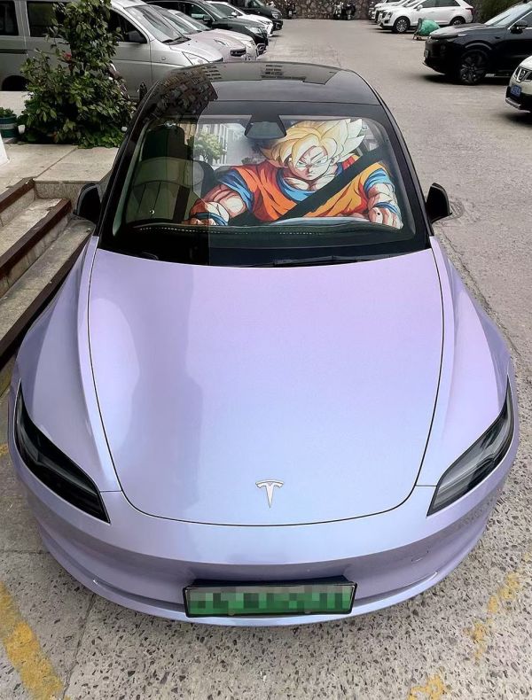 【海外代購】千鳥社 七龍珠 孫悟空 超級賽亞人 二次元可愛汽車遮陽防曬前擋風玻璃 