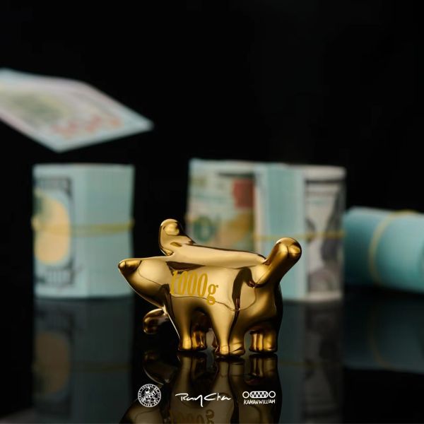 【海外代購】OFFART Kamanwilliam RayChan Bananaers Dog 電鍍蕉財 小蕉狗 