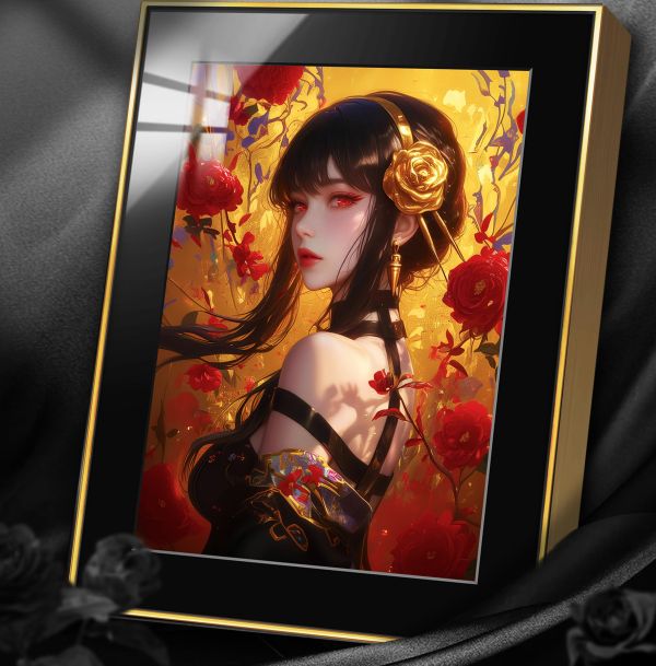 【海外代購】阿喵畫社 殺手 約兒夫人 展館級8k超清精裱畫 