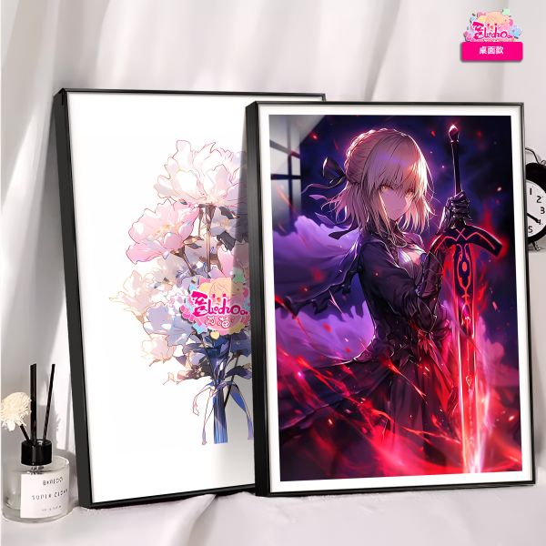 【海外代購】阿喵畫社 血染天穹 吾王saber 8k超大超清裝飾畫 