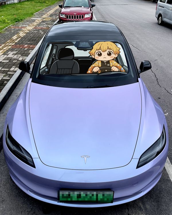 【海外代購】千鳥社 《汽車前擋遮陽－善逸》二次元汽車遮陽防曬前擋開車鬼滅之刃我妻善逸鬼殺隊 