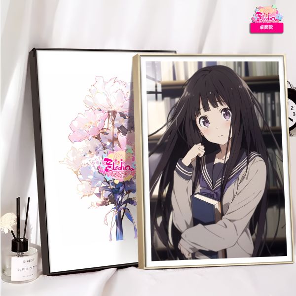 【海外代購】阿喵畫社 圖書館 小千同學 冰菓8k超清裝飾畫 