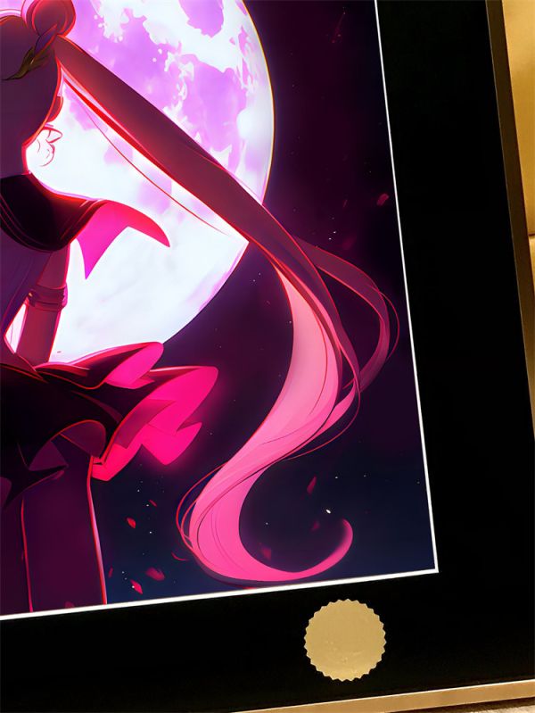 【海外代購】星空 月亮戰士 美少女戰士月野兔水冰月 裝飾畫 