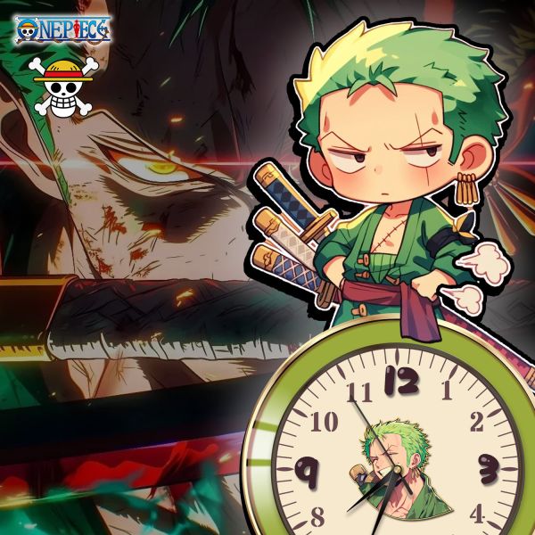 【海外代購】阿喵畫社 索隆鐘錶 海賊王異形時鐘 