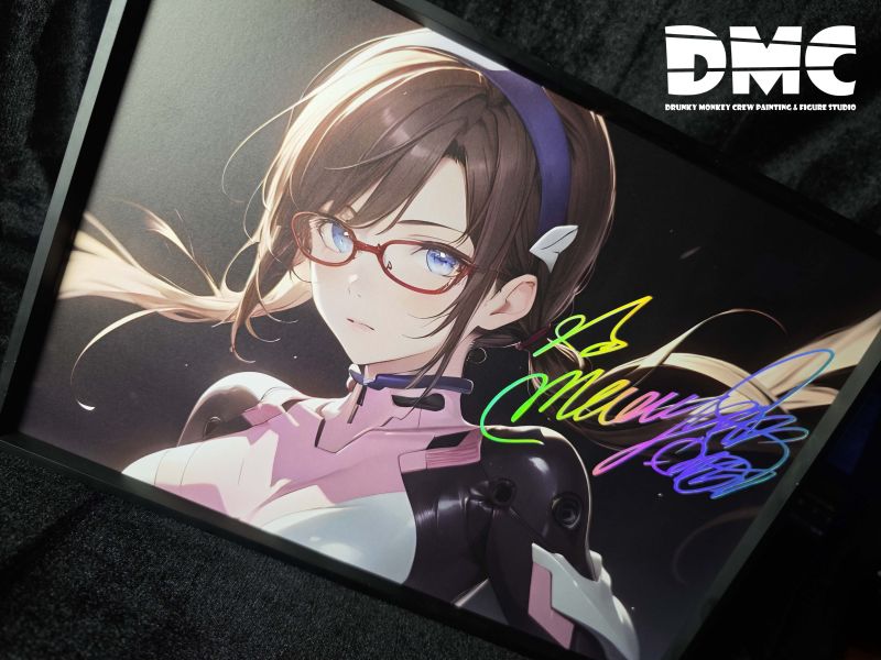 【海外代購】DMC Painting DMP-011 EVA聲優復刻簽名合金裝飾畫 Part.3 真希波 