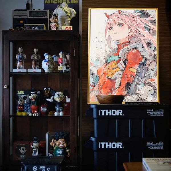 【海外代購】千鳥社 零二國家隊DARLING in the FRANXX裝飾畫 