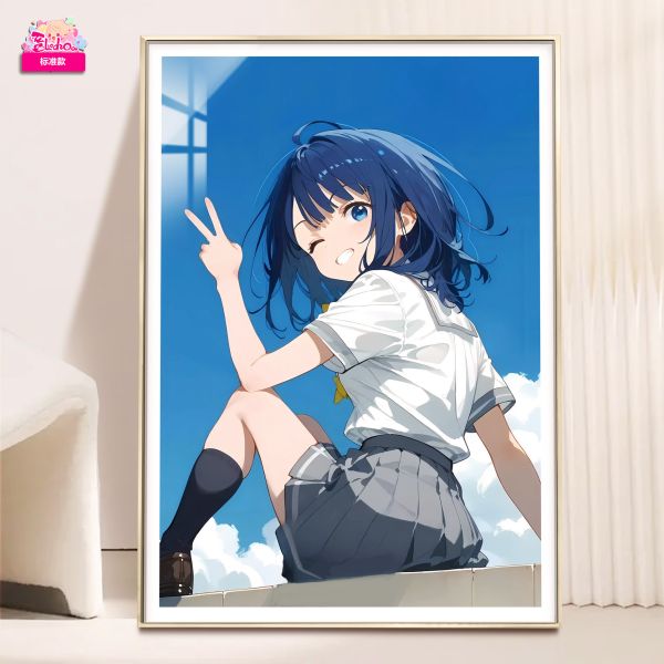 【海外代購】阿喵畫社 拜泉女主角 八奈見杏菜 8k超大超清裝飾畫 