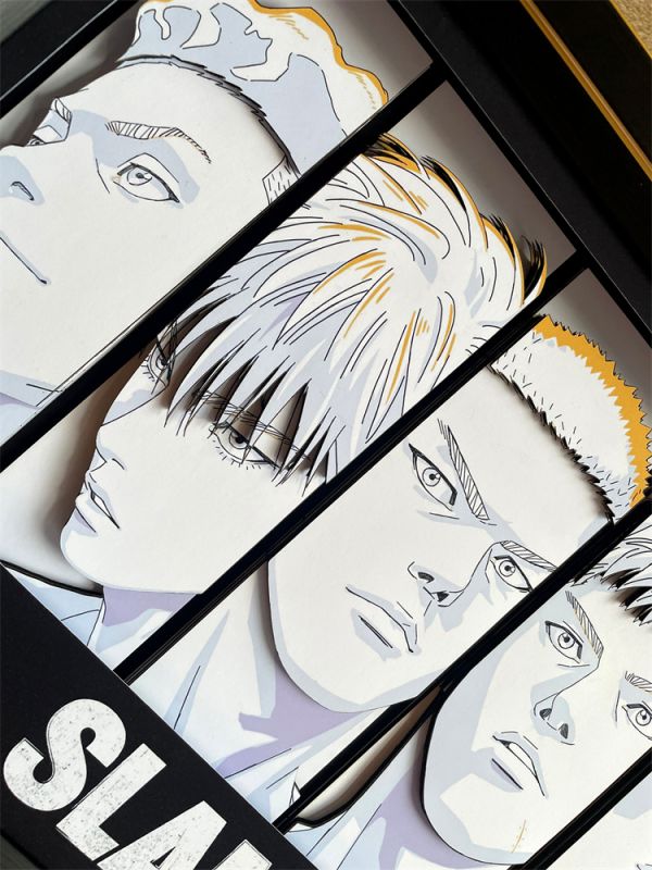 【海外代購】【45/63CM】神秘畫廊 灌籃高手2022五虎將 立體畫01 