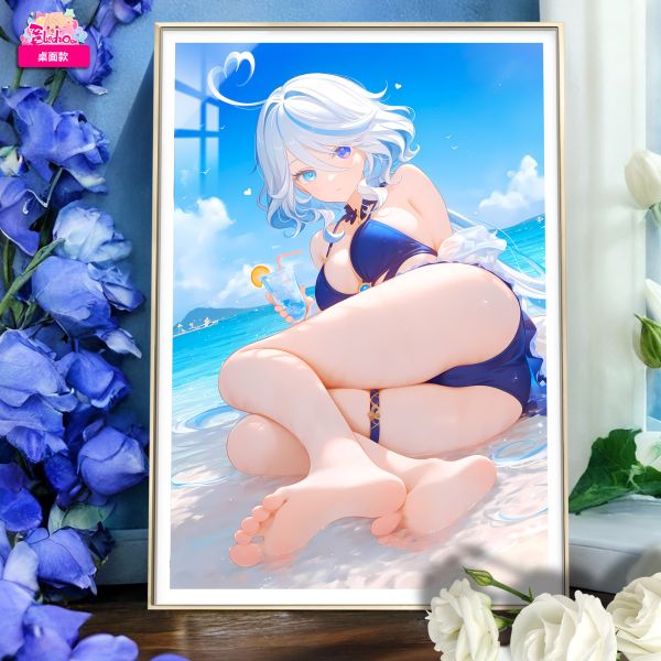 【海外代購】阿喵畫社 海風吹吹 芙寧娜 8k超大超清裝飾畫 