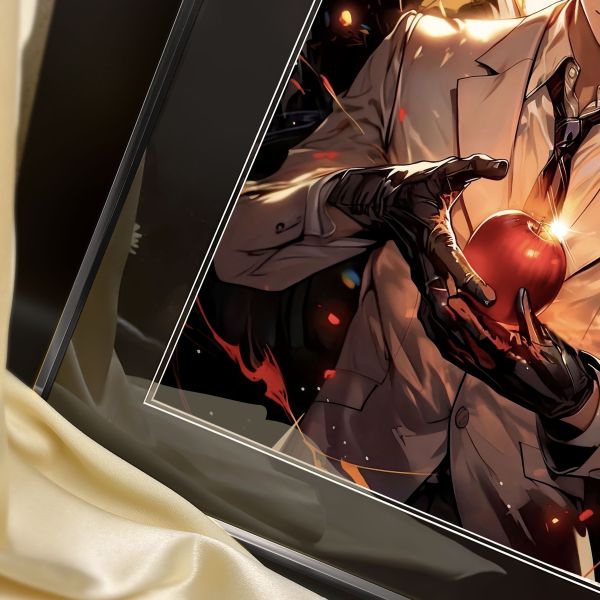 【海外代購】阿喵畫社 夜神月 展館級8k超清精裱畫 