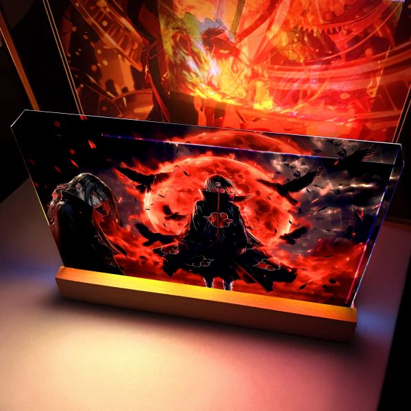 【海外代購】阿喵畫社 血月鼬影發光 23cm大號特效發光手辦架展示磚 