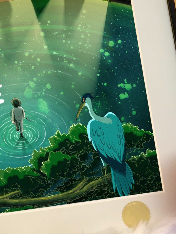 【海外代購】星空 你想活出怎樣的人生 牧真人蒼鷺與少年裝飾畫 