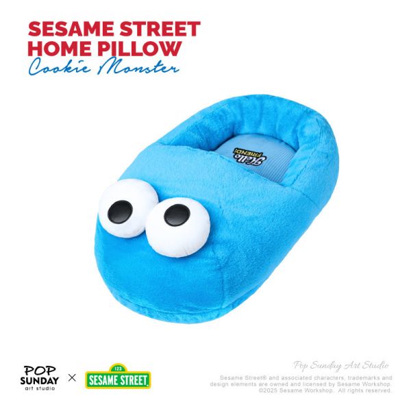【海外代購】POPSUNDAY 流行週日 芝麻街 芝麻街居家抱枕 