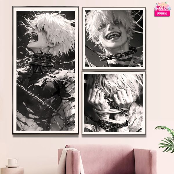 【海外代購】阿喵畫社 金木研黑化三宮格 