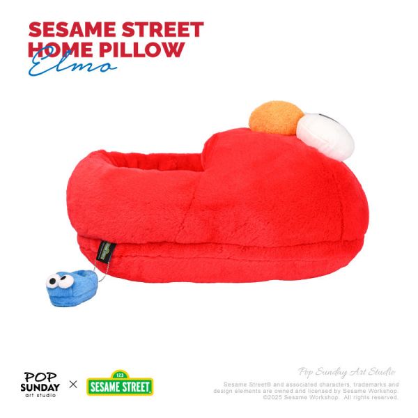 【海外代購】POPSUNDAY 流行週日 芝麻街 芝麻街居家抱枕 