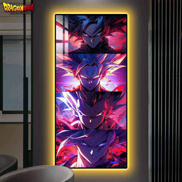 【海外代購】阿喵畫社 七龍珠 床頭超長燈帶畫 