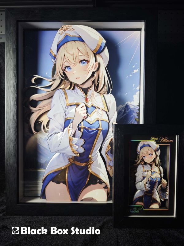 【海外代購】Black Box 黑盒子 桌面超迷你立體相框 女神官 