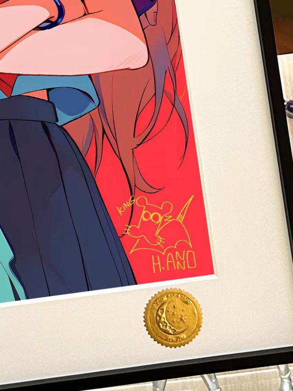 【海外代購】星空《生氣明日香》EVA新世紀福音戰士初號機2號機裝飾畫 