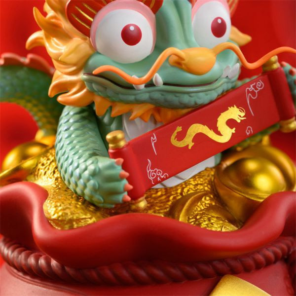 【海外代購】錦盒製物 招財祈福龍大吉 