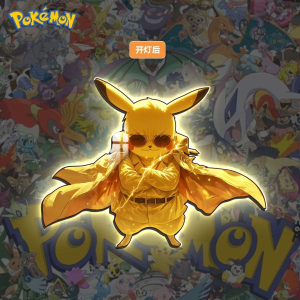 【海外代購】阿喵畫社 黃猿皮卡丘裝飾畫 滑鼠墊 