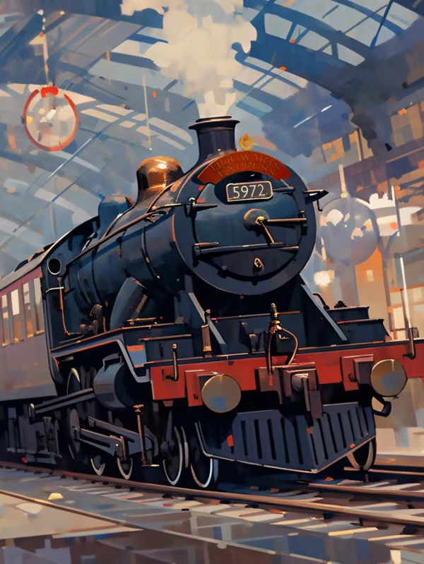 【海外代購】星空 九又四分之三月台 裝飾畫 