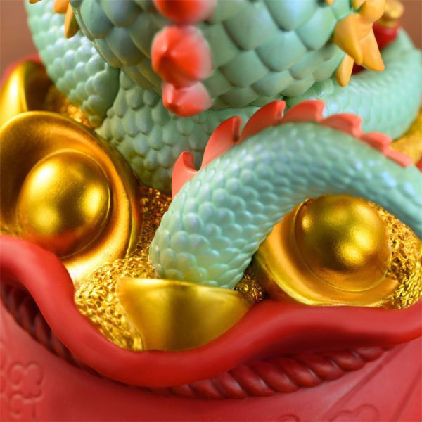 【海外代購】錦盒製物 招財祈福龍大吉 