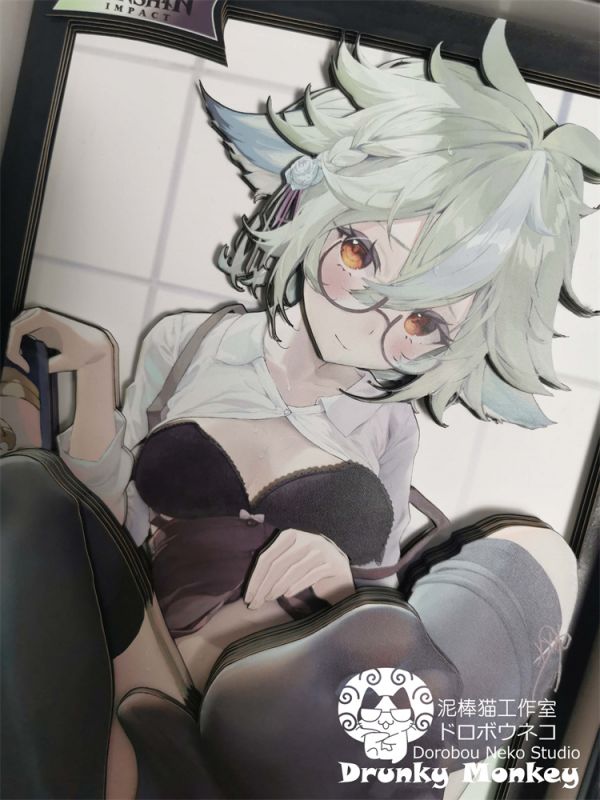 【海外代購】【33CM】泥棒貓 砂糖 迷你尺寸可月兌立體畫01 